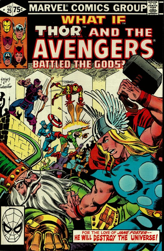 What If... #25 - VF/NM - Thor and the Avengers Battled the Gods?