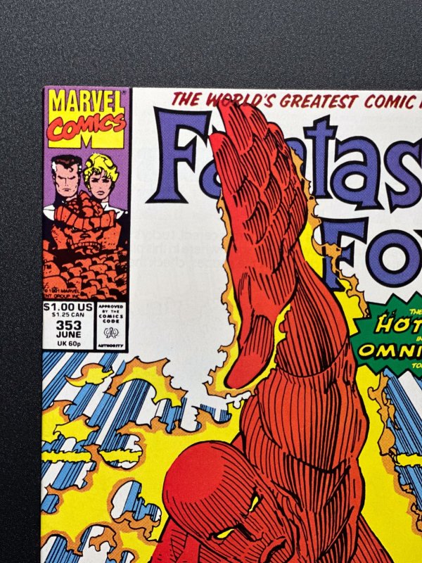 Fantastic Four #353 (1991) 1st full appearance of Mobius - NM!
