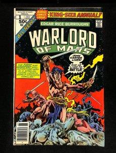 John Carter Warlord of Mars Annual #1