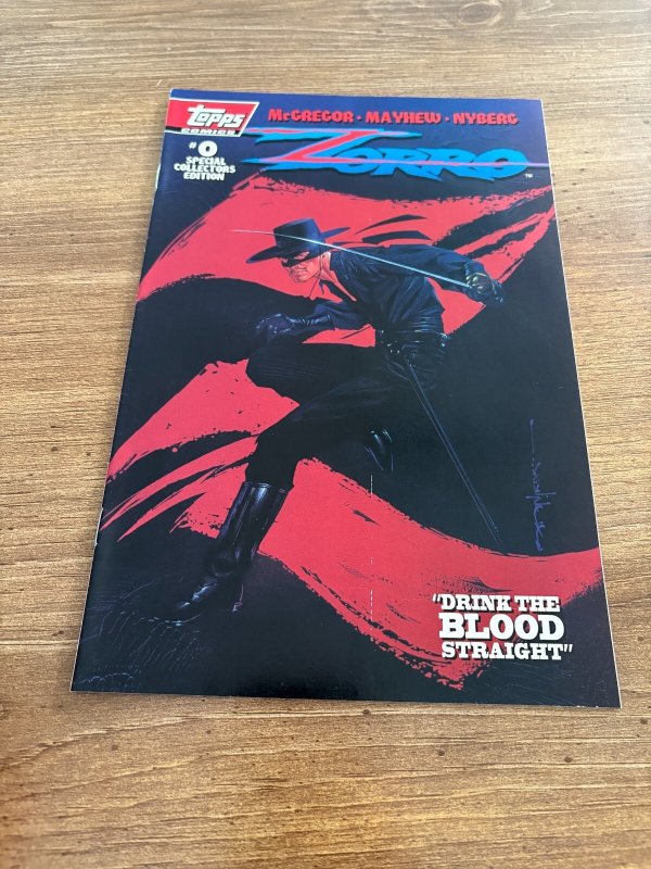 Zorro # 0 NM 1st Print Topps Comic Book Special Collectors Edition 1 J449