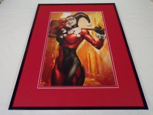 Harley Quinn Framed 16x20 Poster Display DC Comics Artgerm