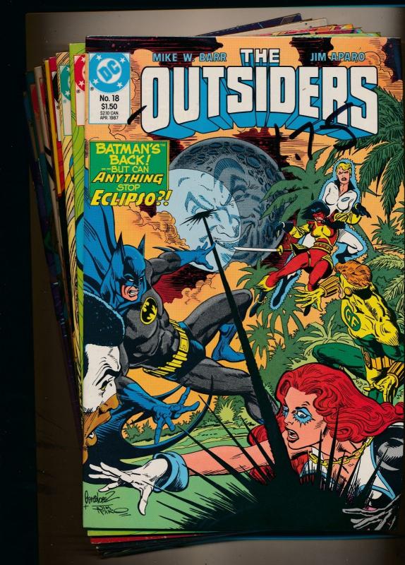 DC SET of 26- SPECIAL OUTSIDERS #1-#26 +Special #1 & Annual #1 F/VF  (PF99)