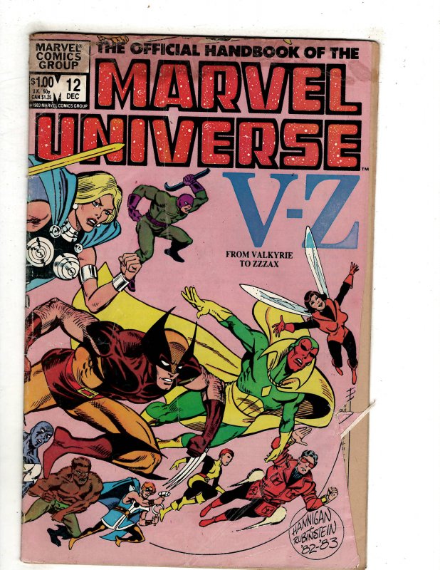 The Official Handbook of the Marvel Universe #12 (1983) EJ3