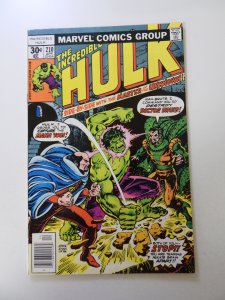 The Incredible Hulk #210 (1977) FN- condition  subscription fold