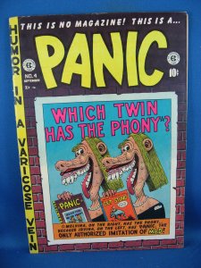 PANIC 4 VF JOHN WAYNE PARODY WOLVERTON INFINITY CVR MAD MAGAZINE SISTER EC