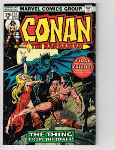 Conan The Barbarian # 56 VG/FN Marvel Comic Book Canning PEDIGREE Collection D16