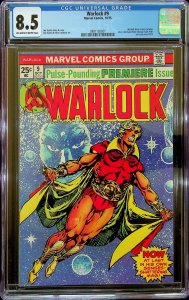 Warlock #9 Regular Edition (1975) - CGC 8.5 - Cert#3981192001