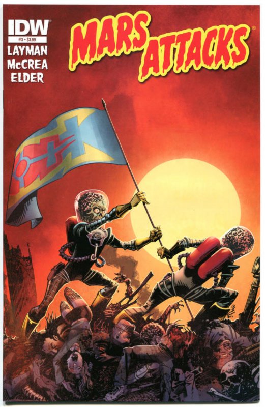 MARS ATTACKS #1 2 3 4 5 6 7, 9 10, NM, SDCC Variant, 2012, IDW, Aliens, NO #8