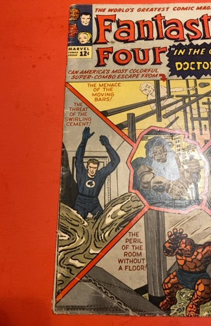 Fantastic Four #17 (1963)defeated by doom see description