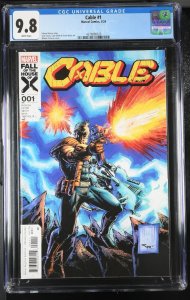 Cable #1 CGC 9.8 1st Team Appearance of the Neocracy Portacio Cvr A Marvel 2024