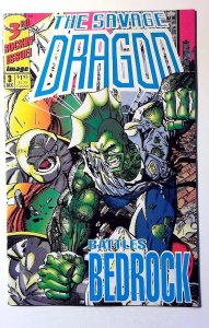 Savage Dragon #3 (1992) Image Comics Bedrock 1st Print Comic Book