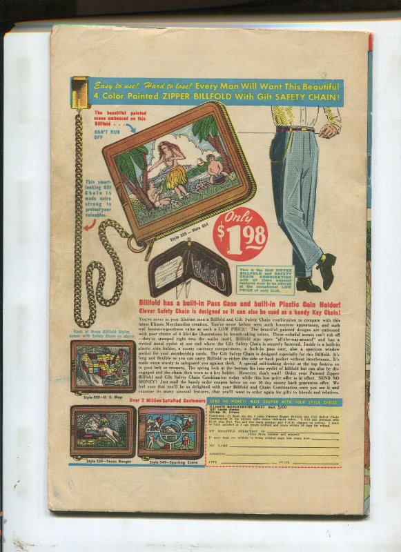 DAREDEVIL #50 (6.0) 2 COMPLETE DAREDEVIL STORIES! 1949