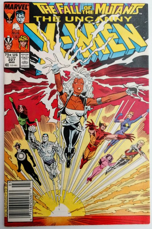 The Uncanny X-Men #227 (VF+, 1988) NEWSSTAND