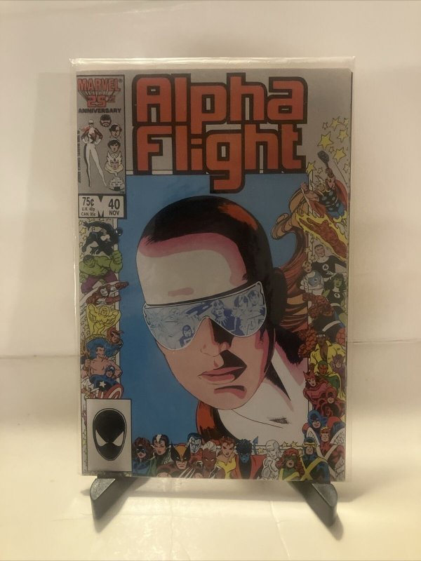 ALPHA FLIGHT #40 Marvel Comics 1986 Newsstand