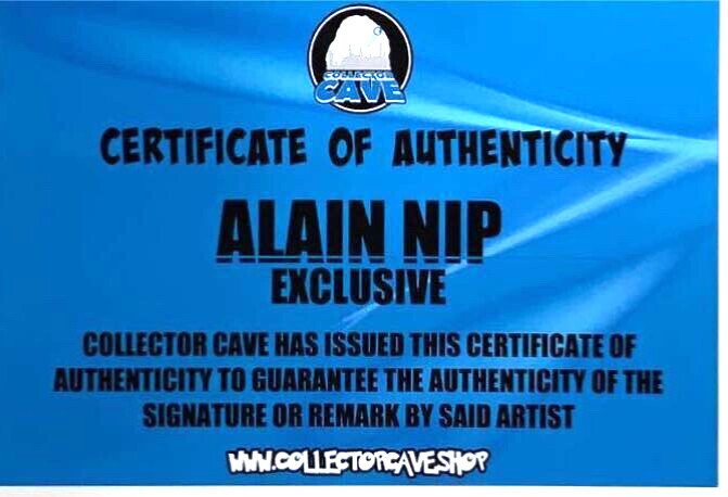 SCOOBY SNACKS AFTER DARK MEGACON EXCLUSIVE ALAIN NIP SIGNED VARIANT W/COA NM.