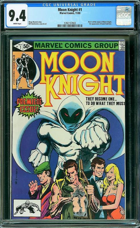 MOON KNIGHT #1 (Marvel, 1980) CGC 9.4 NM