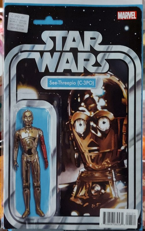 Star Wars Special C-3PO #1 NM CVR B Action Figure Variant