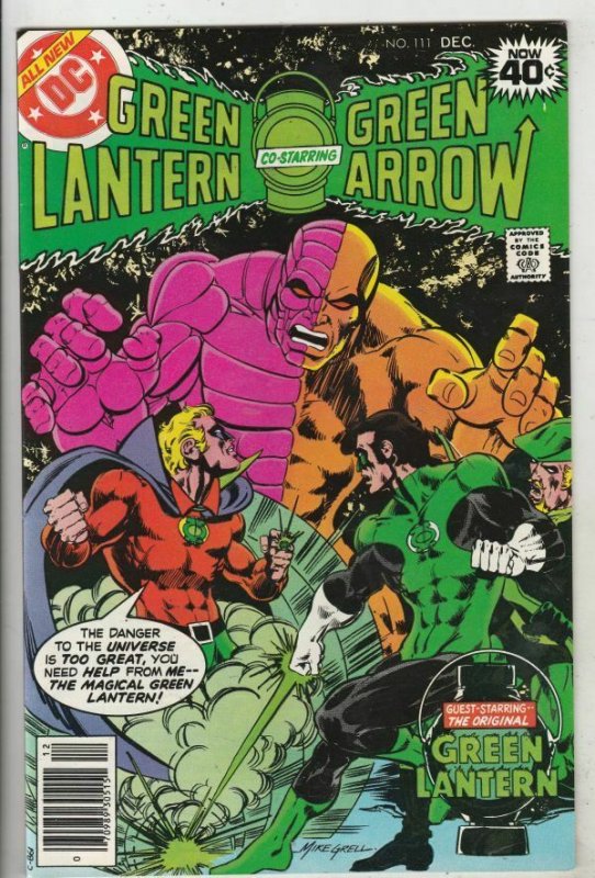 Green Lantern # 111 Strict NM Super-High-Grade Golden Age, Black Canary Wow