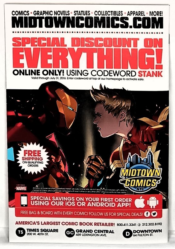 DEADPOOL #15 (2016) SDCC PX Exclusive Barry Bradfield Cover   NM         HC0711