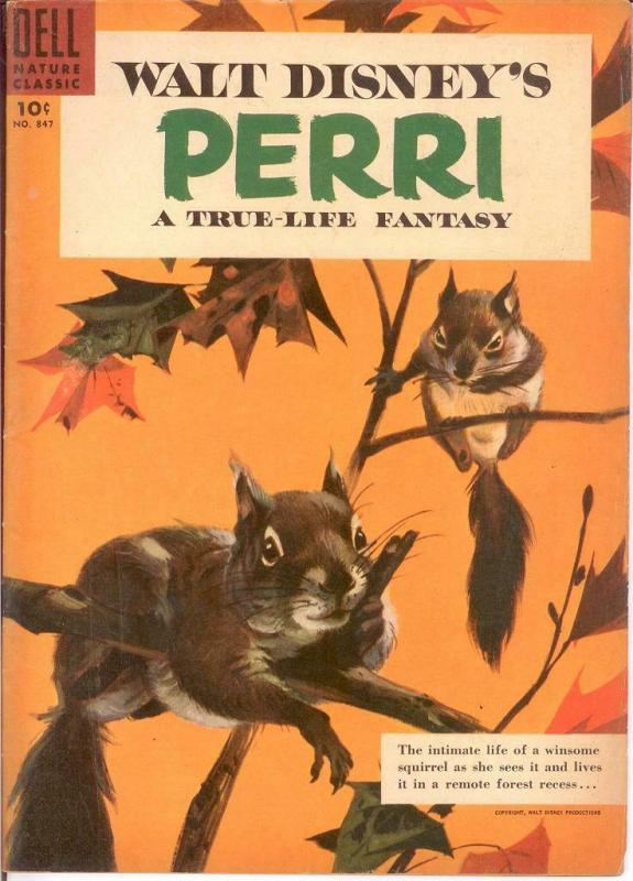 PERRI (DELL) F.C. 847 VG-F 1957 COMICS BOOK