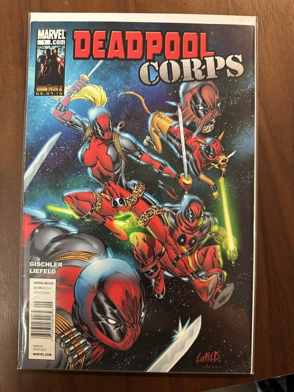 Deadpool Corps #1A FN+ Newsstand Rob Liefeld Cover (Marvel 2010)