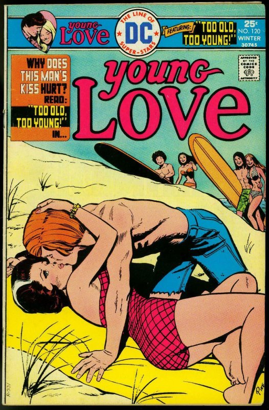 Young Love #120 1976- Bronze Age DC Romance- Jay Scott Pike cover VG+