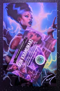 SIGNED Becca Boo #1 || Khamunaki Bride of Frankenstein Lingerie Metal || LTD 20