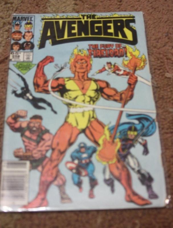 Avengers # 258 (Aug 1985, Marvel) firelord spiderman hercules cap wasp