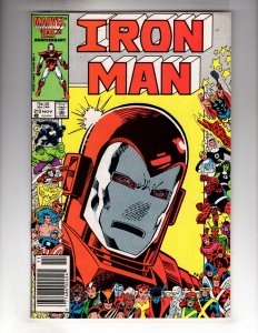 Iron Man #212 (1986) VF/NM 25th ANNIVESARY COVER   / EBI#2