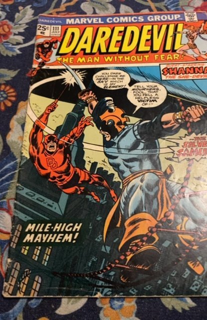 Daredevil #111 (1974)Shanna and 1st silver Samurai lower grade