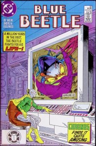 BLUE BEETLE Comic # 22 — Ted Kord Chronos Villain Gil Kane — 1988 DC Universe