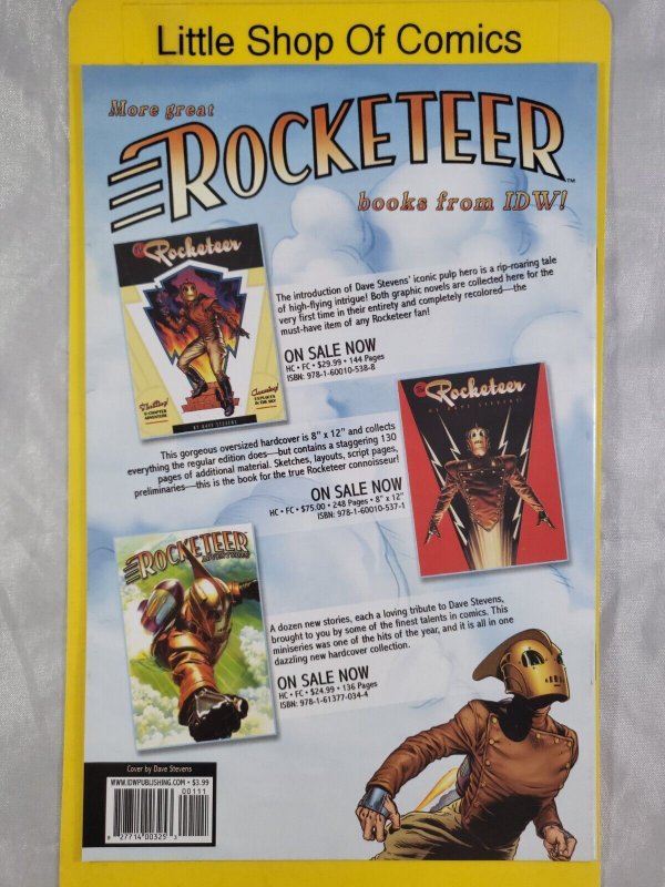 Rocketeer Adventures 2 #1 Dave Stevens Variant Cover B 2012 IDW Publishing