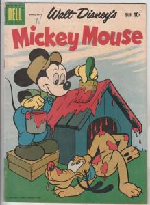 Mickey Mouse, Walt Disney's #65 (Apr-59) VG/FN Mid-Grade Mickey Mouse, Goofy