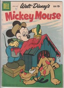 Mickey Mouse, Walt Disney's #65 (Apr-59) VG/FN Mid-Grade Mickey Mouse, Goofy