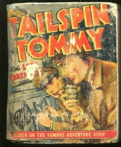 TAILSPIN TOMMY-BIG LITTLE BOOK-#1413-1940-AND THE LOST TRANSPORT-pr/fr