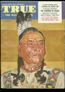 TRUE MAGAZINE MARCH 1955-BARNUM-PYRAMID-WILLARD MULLIN FN