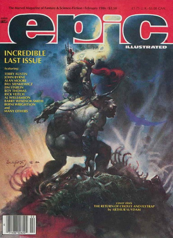 Epic Illustrated #34 VF; Epic | save on shipping - details inside