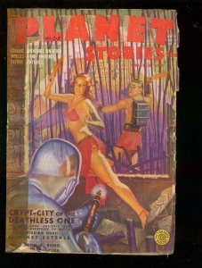 PLANET STORIES-WINT 1943-GEORGE GROSS-FRANK GODWIN-PULP G