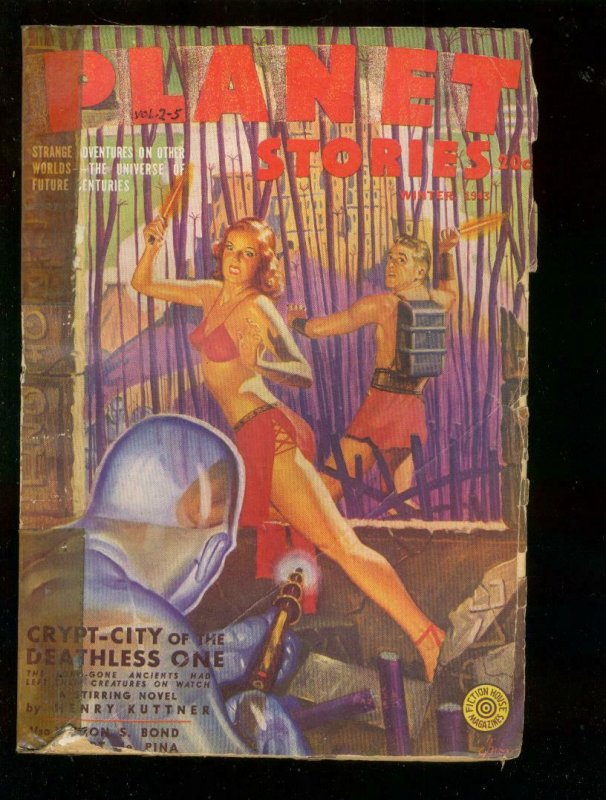 PLANET STORIES-WINT 1943-GEORGE GROSS-FRANK GODWIN-PULP G