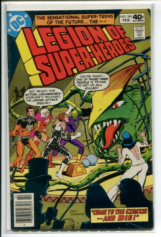 LEGION OF SUPERHEROES (1980 DC) #260 FN A22662