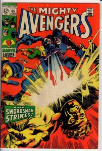 The Avengers #65 (1969) 7.5 VF-