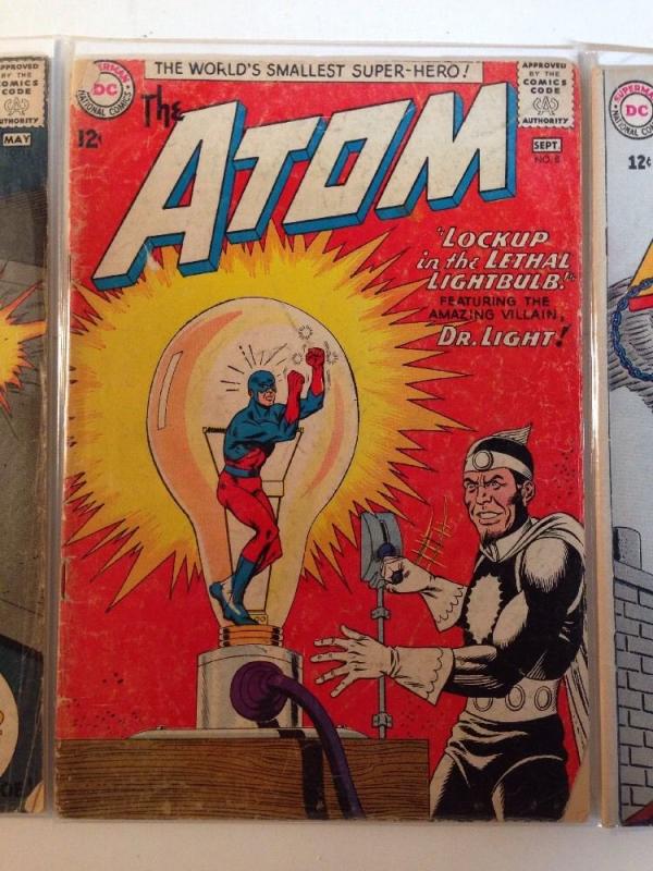 The Atom 7 8 12 3 Book Lot Set Run 2.0-3.0