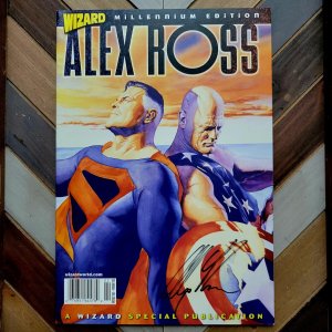 Wizard ALEX ROSS Special (1999) VF+ *Signed by Alex Ross* Millennium Edition SC