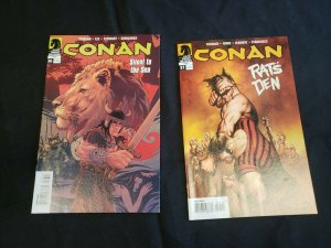 CONAN 8PC (VF) DARK HORSE AND MARVEL, VS MAN OF IRON, RAT'S DEN 1996-2007