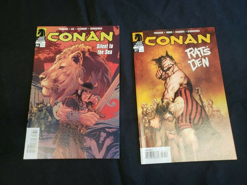CONAN 8PC (VF) DARK HORSE AND MARVEL, VS MAN OF IRON, RAT'S DEN 1996-2007