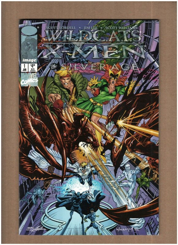 Wildcats/X-Men The Silver Age #1 Image/Marvel 1997 Jim Lee Neal Adams VF+ 8.5