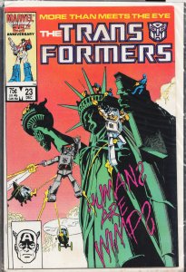 The Transformers #23 (1986) Transformers