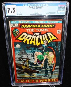 Tomb of Dracula #1 (CGC 7.5) 1st Appearance of Dracula - 1972