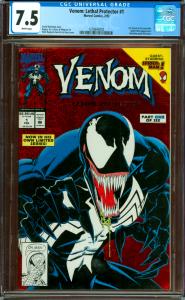 Venom: Lethal Protector #1 CGC Graded 7.5 1st Venom in His Own Title