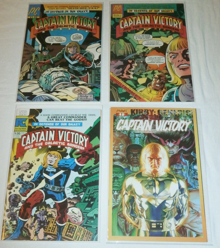 Captain Victory and the Galactic Rangers   #2,4,9, Kirby Genesis #1 (set of 4)